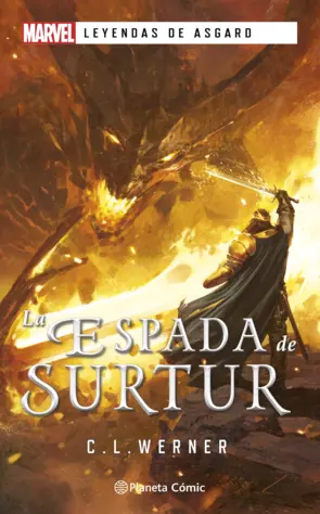 Portada Leyendas de Asgard. La espada de Surtur (novela)