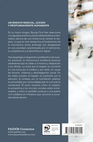 Contraportada Sin respeto