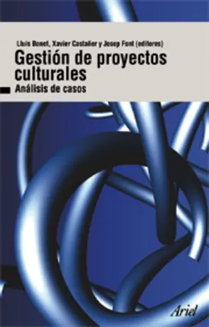 Portada Gestión de proyectos culturales