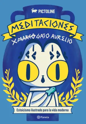 Portada Meditaciones de Gato Aurelio