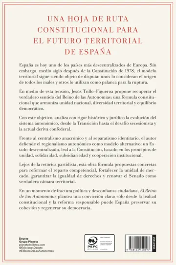 Contraportada El Reino de las Autonomías