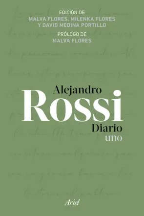 Portada Alejandro Rossi. Diario uno