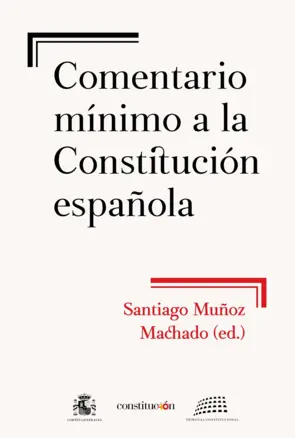 Portada Comentario mínimo a la Constitución española