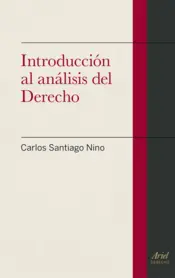 Portada Introducción al análisis del Derecho