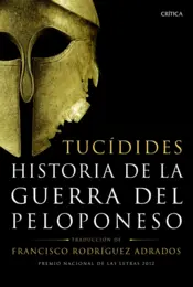 Portada Historia de la guerra del Peloponeso