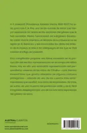 Miniatura contraportada Cuentos de H. P. Lovecraft