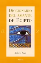 Portada Diccionario del amante de Egipto