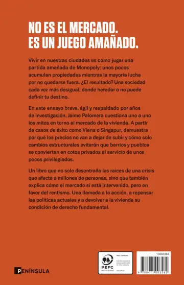 Contraportada El secuestro de la vivienda