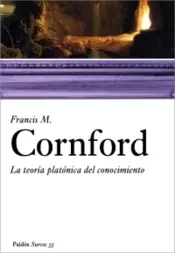Portada La teoría  platónica del conocimiento