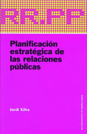 Portada Planificación estratégica de las relaciones
