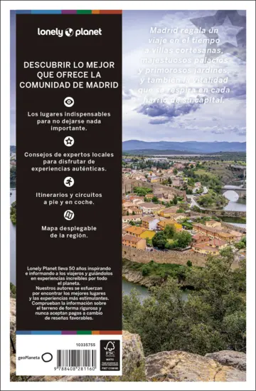 Contraportada Lo mejor de la Comunidad de Madrid 1