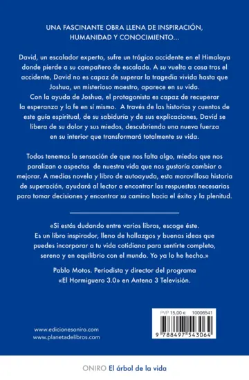 Contraportada Donde tus sueños te lleven