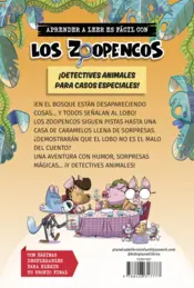 Miniatura contraportada Aprender a leer con... Los Detectives Zoopencos 11. El robo del lobo