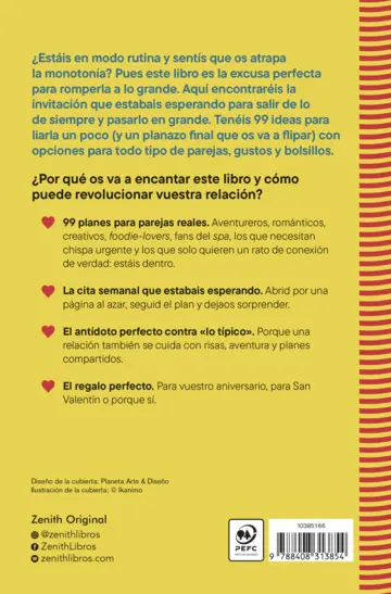 Contraportada 99 citas y un planazo