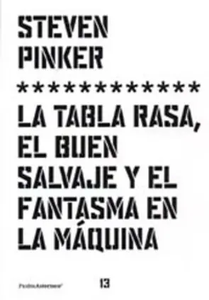 Portada Tabla rasa el buen salvaje y el fantasma en