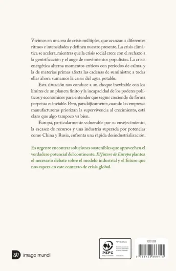 Contraportada El futuro de Europa