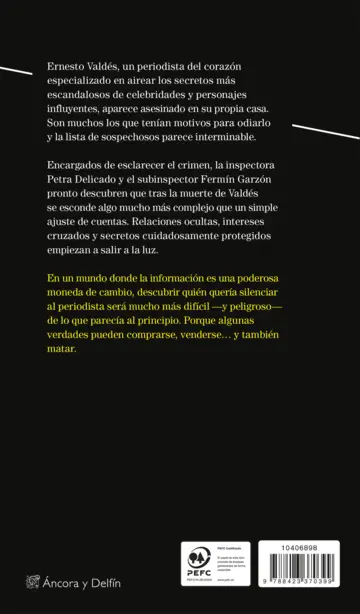 Contraportada Muertos de papel