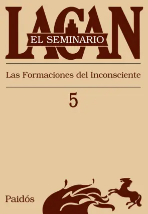 Portada Seminario 5 - La formación del inconsciente