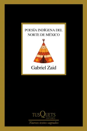 Portada Poesía indígena del norte de México