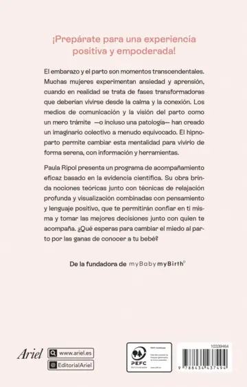 Contraportada Dar a luz con Hipnoparto