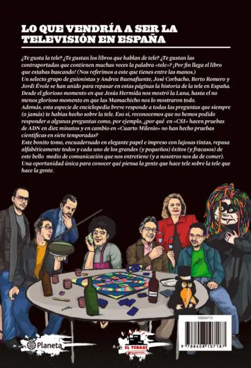 Contraportada Lo que vendría a ser la televisión en España