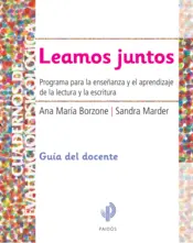 Portada Leamos juntos guía del docente
