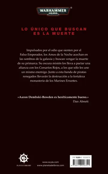 Contraportada Cosechador de sangre