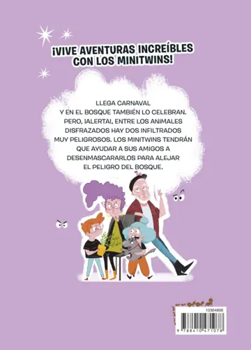 Contraportada Minitwins nº 05 El carnaval de los animales