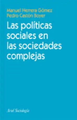 Portada Políticas sociales en las sociedades complej