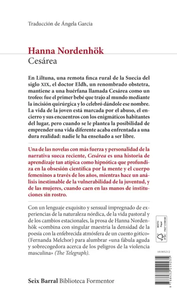 Contraportada Cesárea