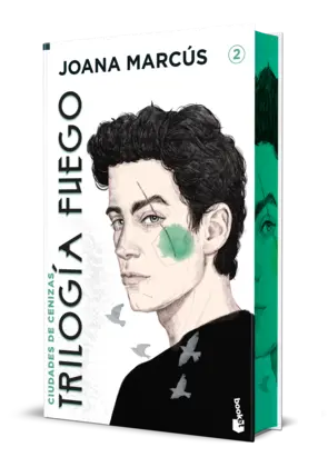 Portada Ciudades de cenizas. Edición especial con cantos decorados