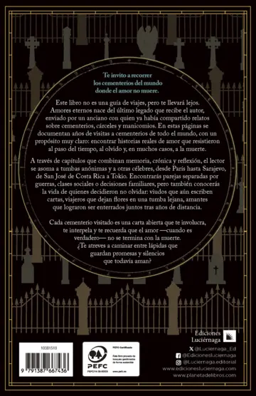 Contraportada Amores eternos