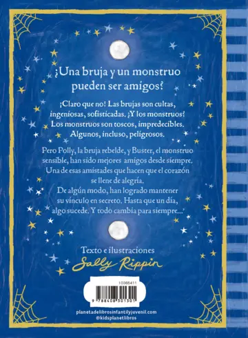 Contraportada Una amistad monstruosa 1. La bruja rebelde y el monstruo sensible