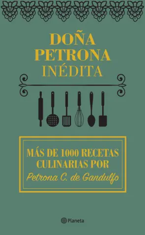 Portada Doña Petrona inédita