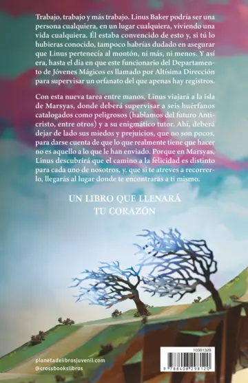 Contraportada La casa en el mar más azul. Edición especial