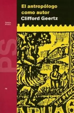 Portada El antropólogo como autor