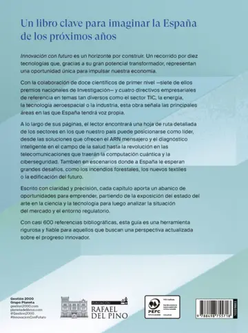 Contraportada Innovación con futuro