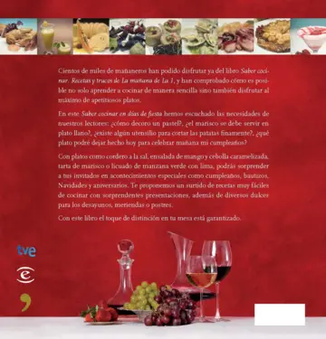 Contraportada Saber cocinar en días de fiesta