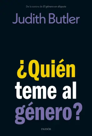 Portada ¿Quién teme al género?