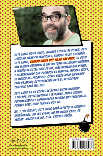 Contraportada Cuando haces bop ya no hay stop