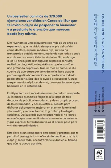 Contraportada Si pudiera vivir mi vida de nuevo