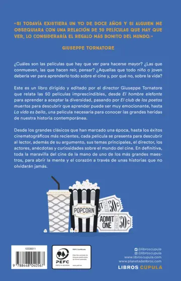 Contraportada 50 películas con las que hacerse mayor