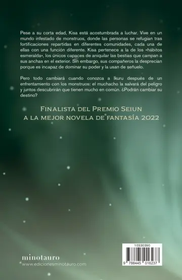 Contraportada La princesa esmeralda