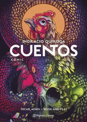 Portada Cuentos de Horacio Quiroga. Cómic
