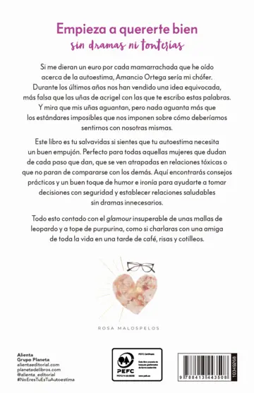 Contraportada No eres tú, es tu autoestima