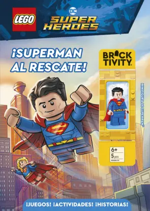 Portada Superman al rescate!. Lego DC Comics super heroes