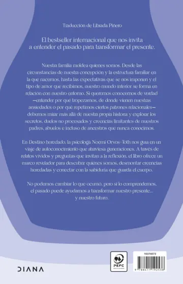 Contraportada Destino heredado