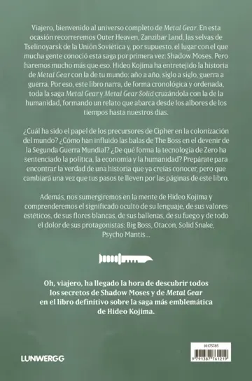 Contraportada Los secretos de Shadow Moses