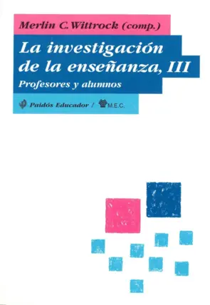 Portada La investigación de la enseñanza III