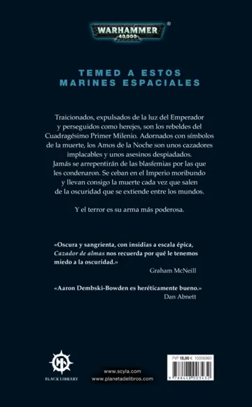 Contraportada Cazador de almas